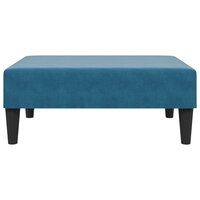 2-delige Loungeset met kussens fluweel blauw 8