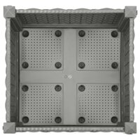 Plantenbak verhoogd 40x40x23 cm polypropeen 5