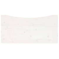 Bureaublad 100x50x2,5 cm massief grenenhout wit 4