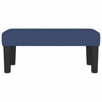 Bankje 70x30x30 cm stof blauw 3