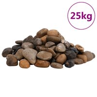 Kiezelstenen gepolijst 2-5 cm 25 kg meerkleurig 2