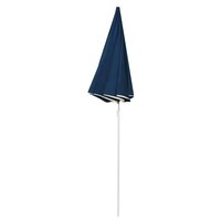 Parasol met stalen paal 180 cm blauw 3