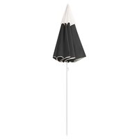 Parasol met stalen paal 180 cm antracietkleurig 3