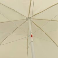 Strandparasol 240 cm zandgeel 5