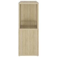 Boekenkast 60x24x63 cm bewerkt hout sonoma eikenkleurig 4