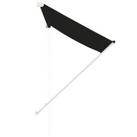 Luifel uittrekbaar 100x150 cm antraciet 4