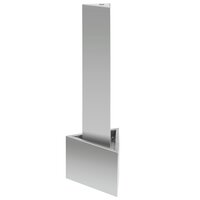 Tuinfontein 37,7x32,6x110 cm roestvrij staal zilverkleurig 3