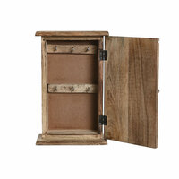 Sleutelkastje Home ESPRIT Wit Natuurlijk 18 x 7,5 x 28 cm 3