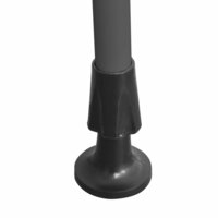 Luifel handmatig uitschuifbaar met LED 100 cm blauw en wit 7