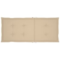 Schommelstoel met kussen bamboe 6