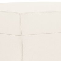 Bankje 70x35x41 cm kunstleer cr&egrave;mekleurig 5