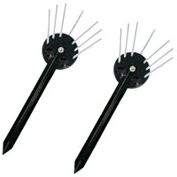 Zwembadoverkapping rond 406x203 cm PVC 7