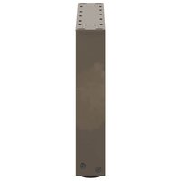 Salontafelpoten 2 st U-vormig 40x(30-31) cm staal naturel 6