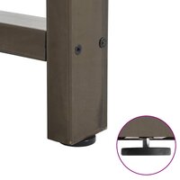 Salontafelpoten 2 st 30x (30-31) cm staal naturel staal 9