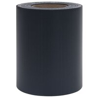 Tuinschermen 4 st 35x0,19 m PVC mat donkergrijs 4