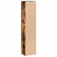 CD-kasten 2 st 21x16x93,5 cm bewerkt hout gerookt eikenkleurig 7