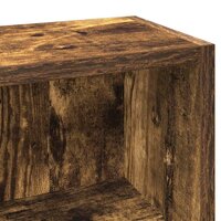 CD-kasten 2 st 21x16x93,5 cm bewerkt hout gerookt eikenkleurig 8