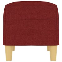 Bankje 70x35x41 cm stof wijnrood 4