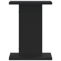 Speakerstandaards 2 st 30x30x40 cm bewerkt hout zwart 5