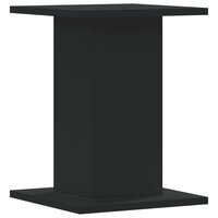 Speakerstandaards 2 st 30x30x40 cm bewerkt hout zwart 6