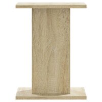 Speakerstandaards 2 st 30x30x40 cm bewerkt hout sonoma eiken 5
