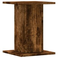 Speakerstandaards 2 st 30x30x40 cm bewerkt hout gerookt eiken 6