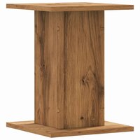 Speakerstandaards 2 st 30x30x40 cm hout artisanaal eikenkleurig 6