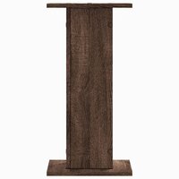Speakerstandaards 2 st 30x30x60 cm bewerkt hout bruin eiken 5
