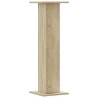 Speakerstandaards 2 st 30x30x95 cm bewerkt hout sonoma eiken 6