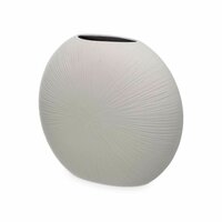 Vaas Grijs Keramisch 36 x 34 x 16 cm (2 Stuks) Rond 2