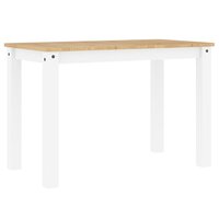 Eettafel Panama 117x60x75 cm massief grenenhout wit 2