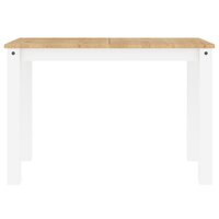 Eettafel Panama 117x60x75 cm massief grenenhout wit 4