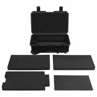 Flightcase draagbaar 55x35x22,5 cm PP zwart 6