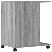 Printerkastje met wielen 60x40x68,5 cm grijs sonoma eikenkleur 7