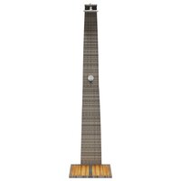 Buitendouche 55x60x224 cm poly rattan en acaciahout grijs 5