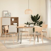 Haarspeld tafelpoten 4 st 72 cm massief staal zwart 3