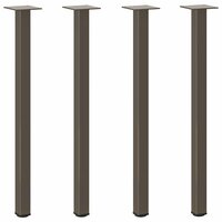 Salontafelpoten 4 st 72-74 cm staal naturel 2