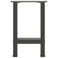 Salontafelpoten 2 st 28x(42-43) cm staal antraciet 5
