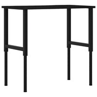 Werkbank 100x60x(71,5-98) cm eikenhout donkerbruin 7