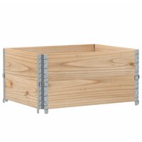 Palletopzetranden 2 st 80x60 cm massief grenenhout 2
