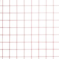 Kippengaas 10x0,5 m staal met PVC coating rood 4