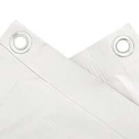 Balkonscherm 500x120 cm PVC wit 4