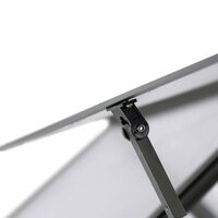 Tuinkas met basisframe 224x169x202 cm aluminium antracietkleur 8