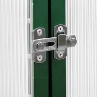 Tuinkas met basisframe 169x114x202 cm aluminium groen 7