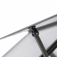 Tuinkas met basisframe 169x169x195 cm aluminium antracietkleur 8