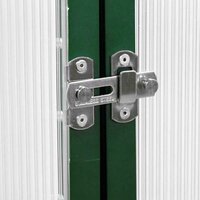 Tuinkas met basisframe 169x169x202 cm aluminium groen 7