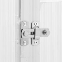 Tuinkas met basisframe 224x169x195 cm aluminium zilverkleurig 7