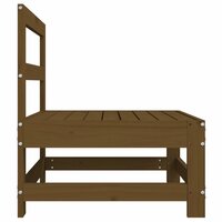 Tuinmiddenbanken 2 st massief grenenhout honingbruin 5