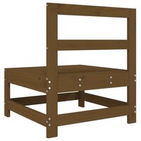 Tuinmiddenbanken 2 st massief grenenhout honingbruin 6