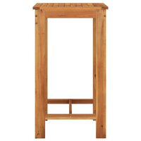 3-delige Tuinbarset massief acaciahout en poly rattan grijs 7